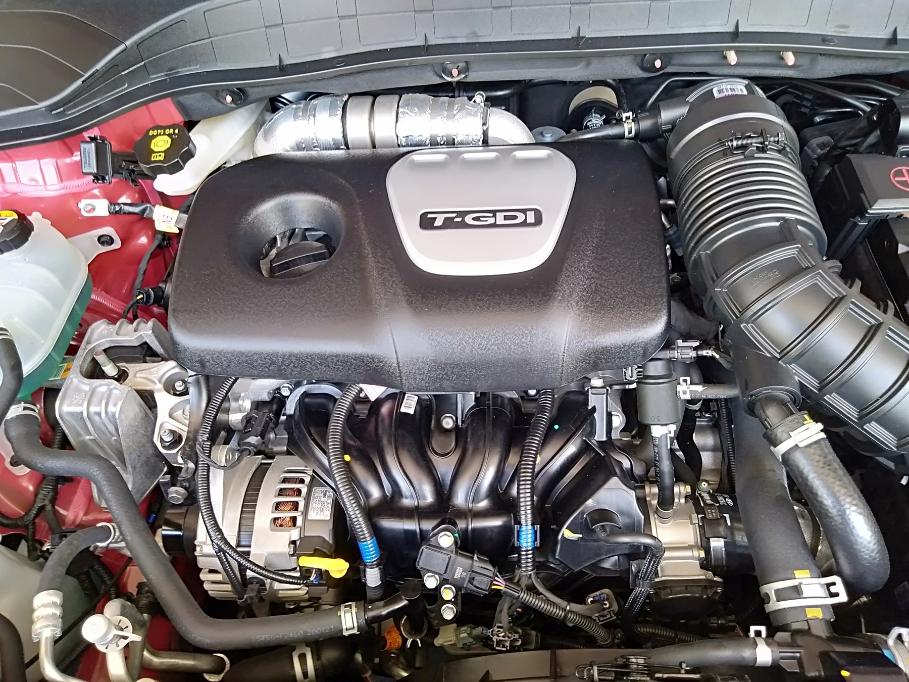 Hyundai Kona 1.6 motor bölmesi