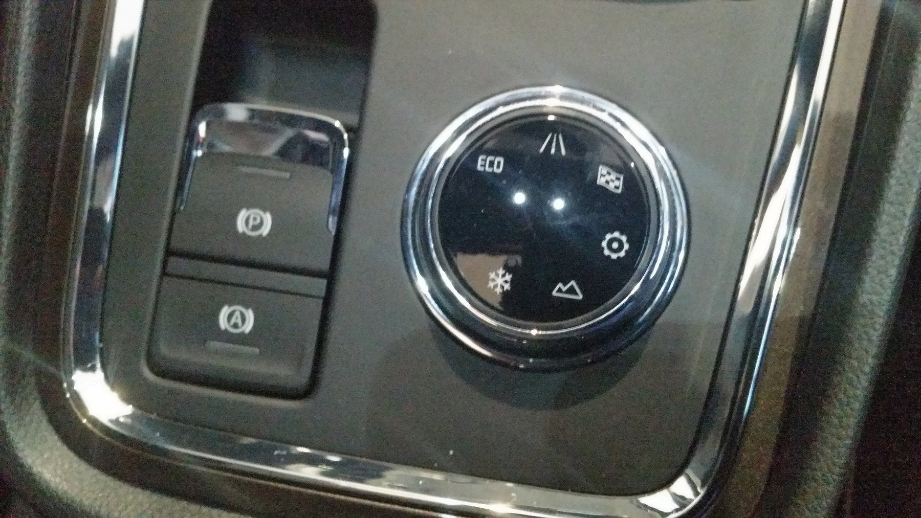 SEAT Ateca sürüş modu seçici düğmesi