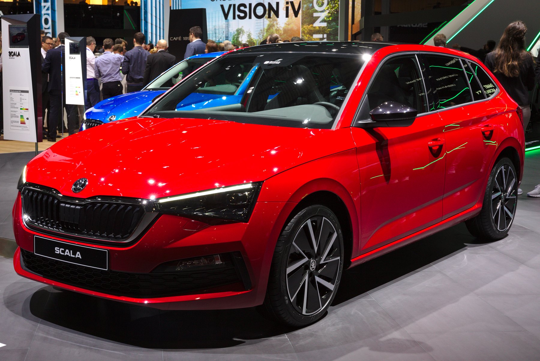 Škoda Scala 2019 tanıtım otomobili